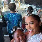 Hazel Renee Instagram – ✨🪩 R E N A I S S A N C E  x 2 @ 30 🪩✨
Last Night The #BeyDay BDay Show Was AMAZING In LA! But Sharing Our Love For Music Together In The Bay A Few Days Before With My BabyGirl @olivej_ Was Priceless! Both Experiences Were Next Level Honeeyyyy! Queen @beyonce Wheww🐝  #Renaissance #Outside #SuperBlueMoon #RWT #DianaROSS #BabyVibes💄: @briamakeup 📸: @ravieb (with the impromptu🤰🏽❤️You)