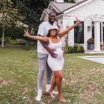 Hazel Renee Instagram - Holy…Moly…Donut…Shop🫣🎉✨ Another Princess 👑 Is Joining The Gang Ya’ll💚 The Real Question Remains…Are We Done Yet @money23green ?!? 👀 We Outta Control #PartyOfSix #GirlVibes #GenderReveal #LoveBabies 🩷🎀💞