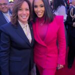 Hazel Renee Instagram - WOW! What An Experience Con Mi Amor At The @whitehouse !! Always Grateful To Share In These Moments With You @money23green Congratulations💚 What A Honor For The Champs Feeeelinnngggg Very Presidential ✨ SN: @vp knew exactly who I was wearing and shared her love of the shoulder pads with me. -Nancy Pelosi knew who I was and came up to me and said how my man is her favorite and she loves the way he plays….I’m just sayin lol -I took a bunch of napkins out of Jackie O restroom because the secret service told me to🤷🏽‍♀️ The Details on Big Pink💖 Suit: @sergiohudson Dressed By: @marisabakernm @codeconciergela Glam By: @hairbypkk @enhancedbyteisha D’s Custom Suit: @richfresh #DubNation #Warriors #WhiteHouse #BarbieCore💞