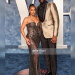 Hazel Renee Instagram - 💫ITS ALWAYS US💫 @vanityfair Oscar’s After Party With My Love @money23green MakeUp: @briamakeup Hair: @hairbypkk Dress: @alietteny Dressed By: @marisabakernm #VanityFairOscarsParty #VFOscars #BlackLove #BlackExcellence