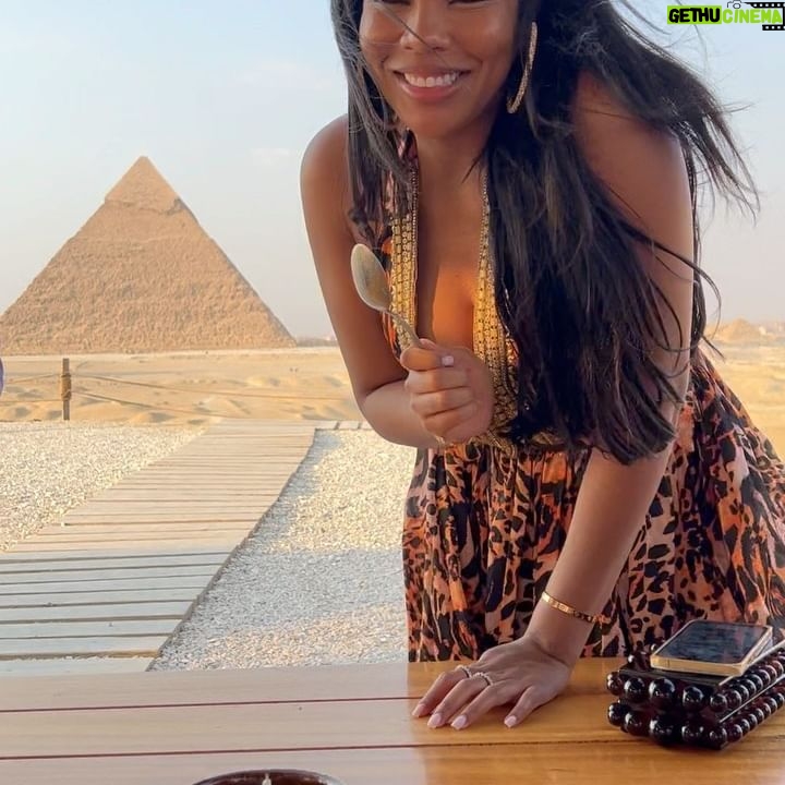 Hazel Renee Instagram - ✨The Peace That You Can Not Buy✨ So If Y’all Remember A Few Weeks Back On My Story I Mentioned Abruptly Leaving This Beautiful Mystery Location Celebrating My Dear Friend @shavonti BIRTHDAY🎂🎉🎉Because I Had Booked A Job (that I can’t wait to share!) My Dawwggg Had Us Out In Egypt Ya’ll🐪 The G’s & I Love You 4L🔒 #WeHadAtime #TravelNoire #Egypt