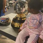 Hazel Renee Instagram – 💙For The Road Less Traveled…This Journey💛 FINALS BOUND BAYYBEEE Ya’ll Doing It! YOU Doing It!! Let’s Get It Mi Amor @money23green THEE BEST IN THE WEST 🥳🎉
#WesternConferenceCHAMPS #MissingOurBigGirlOlive 
#WeGoingToTheShipWhaWhaWeGoingToTheShip