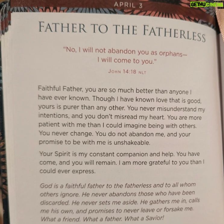 Heather B. Instagram - GOD MORNING š I NEEDED this reminder. Been thinking about my dad a lot lately. It's crazy because at times I even have to remind myself that BOTH my mom and dad have transitioned. Mom 2016. Dad 2018. I don't cry as much, but some days I miss them more than others. NOBODY wants to feel like an orphan. NO. BODY. So I'm THANKFUL that GOD is AVAILABLE as FATHER. FRIEND. And FORTRESS. Knowing that, I can wipe my tears away....AND SMILE TODAY. AMEN. And AMEN! #THEHAPPYHOURWITHHEATHERB #THANKYOUGOD
