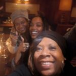 Heather B. Instagram - My Sista and Empress @iamnovibrown was rockin her #BilliTalk (AVAILABLE at @mycanvascolors ) and so was I....and so was MAMA NOVI!!! WE had soooo much fun at dinner AND our lip gloss was poppin' too🤣🤣🤣🤣🤣 #THEHAPPYHOURWITHHEATHERB #HeatherB #NewYorkCityNights #BilliTalk #lipgloss #veganlipgloss# #THANKYOUGOD