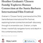 Heather Graham Instagram – It was so fun celebrating the premiere of Chosen Family at the Santa Barbara Film Festival to a sold out 2,000 seat audience! Thanks to everyone who showed up to support. ❤️❤️❤️#chosenfamily❤️ #sbiff 🎥🎬💫