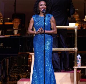 Heather Headley Instagram - It’s #Sunday. The house is quiet.  I have some laundry to do but, because it’s Sunday (and a #mommy #sabbath😉), I’ll wait until tomorrow. However, before the children race down the stairs asking for breakfast and clothes for church and the day…
I wanted to take a moment. Just a moment to explain the millions of moments I’ve had this weekend. 
On Friday night, I walked onto the stage at the Temple of Music, Carnegie Hall, with butterflies, and blue birds, and eagles, and albatrosses, and a couple of ostriches in my stomach. I’ll confess: I was nervous. This IS Carnegie. The same sacred stage on which #EllaFitzgerald, #JudyGarland, #BillieHoliday, and so many other greats have performed. And now I was to follow the same path to the mic. 
This IS #NewYork. The city that owes me nothing. The city I am indebted to for all the lessons and loves I have taken with me on my journey. 
However, whatever birds were causing chaos in my stomach, soon gave way to understanding that I was surrounded and sandwiched in by love and support in that Hallowed hall. 
So, I want to say thank you to you all. For showing up and being there. For enjoying the show (I know we can’t sing everything, but I hope you enjoyed something). Thank you for your love and encouragement. And for dancing and singing with me all the way home. 

You’ve changed me…for good and #FORGOOD! 
With love…

(@officialchrismann, @thenewyorkpops, @stevenreineke, @roncolvard, the staff at @carnegiehall…
from my heart, 
#thankyou)

Pictures by @heathergershonowitz for @playbill 
Dress and suit by @badgleymischka 
Hair by @thechriscurse 

Blessed by #God 😉