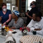 Heather Headley Instagram - Today, our #TBT rolls back to a little behind-the-scenes view of filming #sweetmagnolias #seasontwo. Hello #thursday! The #weekend is almost here 😉! @sweetmagnoliasnetflix