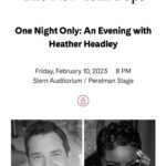 Heather Headley Instagram – Question: how do you get to @carnegiehall?

Answer: you come with me 😉!

February 10, 2023. 
Tickets on sale today. 

#carnegiehall
#thenewyorkpops
@thenewyorkpops