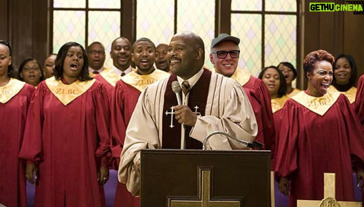Heather Headley Instagram - So…a dear member of the crew of @sweetmagnoliasnetflix has been perfectly and hilariously dropping one of our loved directors and producers, @norbuck, in various scenes, much to my enjoyment. Actually, i may be enjoying it too much! I told him that the next scene should be our director in a choir. What I don’t remember telling him is that I should join him…! As much as I would enjoy singing behind #TheBishop, I think I’m now in trouble, and may need salvation 😄! #crew #jokes #sweetmagnolias #ivebeengot #theygotme