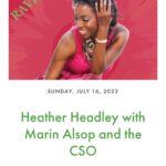 Heather Headley Instagram - My voice is a giving a little attitude, so I’m in athletic mode…two-a-days (at least). So, here’s the second warm up of the day, because next #Sunday… It’s #Chicago. It’s #Ravinia It’s the @chicagosymphony With @marinalsop.conductor And a surprise guest I invited, who I can’t wait to share the stage with, and who told me to #strapin because we are getting ready to #SING!! So, I’m #warmingup! #happysunday