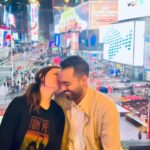 Heather Land Instagram - In 2018 I was in my fifth year of single-mom-life with two kids, starting a new career at 42 doing something I knew nothing about. This guy was the production manager on my first tour. He was young and single - never wanted to get married or have kids. So of course, we fell in love and got married on 10.10.2020. I just want to say to all of you who may be discouraged and in a weird purgatory-phase of life, YOU NEVER KNOW WHAT GOOD THINGS MAY BE WAITING FOR YOU JUST AROUND THE CORNER. 😊❤️ I’m so glad that I have stayed open and said yes to whatever unexpected things God has brought my way. In the words of @drjoedispenza, “The unknown has never let me down.” And I’m especially grateful to be celebrating three of the best years of my life with the best man I know - my husband who didn’t want to be one. I’m glad he stayed open, too. Marrying him was the easiest, best decision I’ve ever made. He’s absolutely killing it at partnership and parenthood! (And I’m not just saying that because I woke up to roses and a scavenger hunt of sweet cards ending in tickets to see John Mayer tomorrow night.) So, here’s to another year of lots of love and lots of laughter. 🥂HAPPY ANNIVERSARY, Stephen Mathew.❤️ You’re my hero.