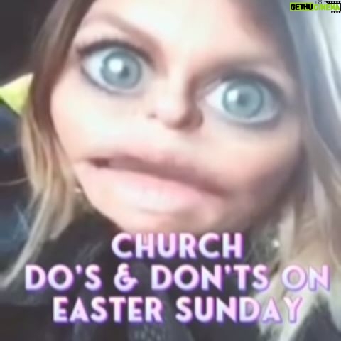Heather Land Instagram - Easter Sunday Do’s & Don’ts