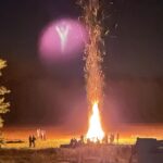 Heather Thomson Instagram – fun night of dress up
good vibes in the air! 

#weekendwarriors 
#annualfarmparty #50 
#vikingvibes #onfire🔥