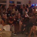 Heather Thomson Instagram – fun night of dress up
good vibes in the air! 

#weekendwarriors 
#annualfarmparty #50 
#vikingvibes #onfire🔥