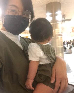 Heaven Hai Instagram - 母女裝，了一下下🥰

開始到了認生愛哭的階段，傷腦筋😵‍💫