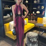 Heidi Gardner Instagram - ESPYS 2022 /// styled by @shea.daspin dress @moschino makeup @jennakristina hair @josephmaine @jenmeyerjewelry @gabrielandco two Super Bowl champs 💕💕 @killatrav @aarondonald99 power date @kerip4eva