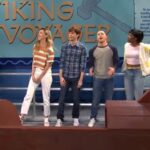 Heidi Gardner Instagram - JOE GARDNER // We share a last name and now a sketch. I had so much fun writing about one of my favorite rides @worldsoffun 🌎 Thank you @kylemooney for playing Cuck and being so funny and making us all break in this sketch and so many others. It made the week so much fun. Thank you @nbcsnl prop department for making a 6ft tall Joe Gardner. Thank you sets for making the set of my childhood dreams. That “flume” was beyond! Thank you @bro_ker326 wardrobe dept and @jodimancusohairdesign hair dept for totally “teening” us out. Thank you @nickjonas @eggyboom @punkiejohnson @mikeyfuntime for being perfect in every way. And to @jasminepierce and @streeterseidell for supervising it and making me feel supported every step of the way. And @frangillespie for making it possible for Joe to be at goodnights. 💕💕💕💕 and to @fayedunaway for this pre-cold open flare and 🔥