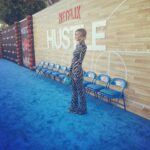 Heidi Gardner Instagram - LOVE & BASKETBALL / / FRIENDS & FASHION HUSTLE premiere 🏀 styled @shea.daspin makeup @jennakristina hair @kattthompson zebra suit @marcobologna basketball bag @andrea_bergart_shop heels @katmaconie starfish earrings @rowenroseofficial and the best friends @gregworswick @shea.daspin for being there ❤️❤️❤️