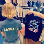 Heidi Gardner Instagram - roxy n’ ricky wore my dad’s old tshirt (his nickname was casual’s back in the day) to go see one of our favorite bands and lead singer’s @bryanferry_roxymusic thank you, dad for taking me to my first concert. it opened up a world to me that has been so special ever since. i feel so lucky to have inherited your love of music and your taste in it. and little heidi thanks you for always stopping by the merch booth 😉 last night, you were definitely CASUALLY there in spirit. I love you!