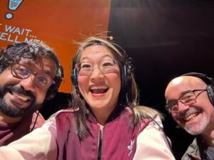 Helen Hong Instagram - Wild wknd! I shotgunned a full Starbucks just before taping @waitwaitnpr so I was wildn out on public radio! 🤪 Then 4 fantastic shows  @hyenascomedyfortworth which included: at least 2 young couples who were dating but NOT having sex “because of Jesus,” a very performative lesbian couple who I’m pretty sure went to do it in the bathroom at one point during my show, 1 heckler who was mad because I was doing crowd work but not with her (don’t come late next time so you’re sat in the back, you narcissist!), and my shoe breaking ONSTAGE which @lindastogner & the club GM attempted to fix with a screwdriver dipped in wood glue! 🤣 Early flights, so many meet & greets, hugging and hearing people’s stories! I could sleep for a week but I had a blast! Thanks to all who came out to see me do my thing! #dreamjob #comedy
