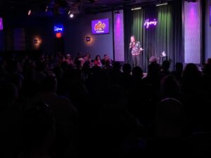 Helen Hong Instagram - Wild wknd! I shotgunned a full Starbucks just before taping @waitwaitnpr so I was wildn out on public radio! 🤪 Then 4 fantastic shows  @hyenascomedyfortworth which included: at least 2 young couples who were dating but NOT having sex “because of Jesus,” a very performative lesbian couple who I’m pretty sure went to do it in the bathroom at one point during my show, 1 heckler who was mad because I was doing crowd work but not with her (don’t come late next time so you’re sat in the back, you narcissist!), and my shoe breaking ONSTAGE which @lindastogner & the club GM attempted to fix with a screwdriver dipped in wood glue! 🤣 Early flights, so many meet & greets, hugging and hearing people’s stories! I could sleep for a week but I had a blast! Thanks to all who came out to see me do my thing! #dreamjob #comedy