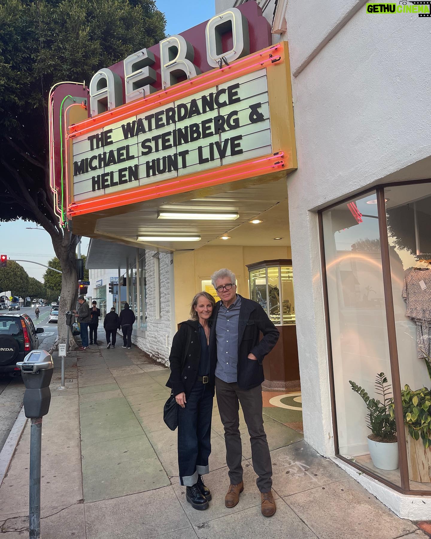 Helen Hunt Instagram - What a beautiful night. To honor #neiljimenez in that way, to see his work and hear from @cine_fix how prolific he was and to be reminded how beautiful #TheWaterdance and #River’sEdge are. Thank you to @am_cinematheque and to all who decided to come. It’s deeply appreciated 🎥 🍿