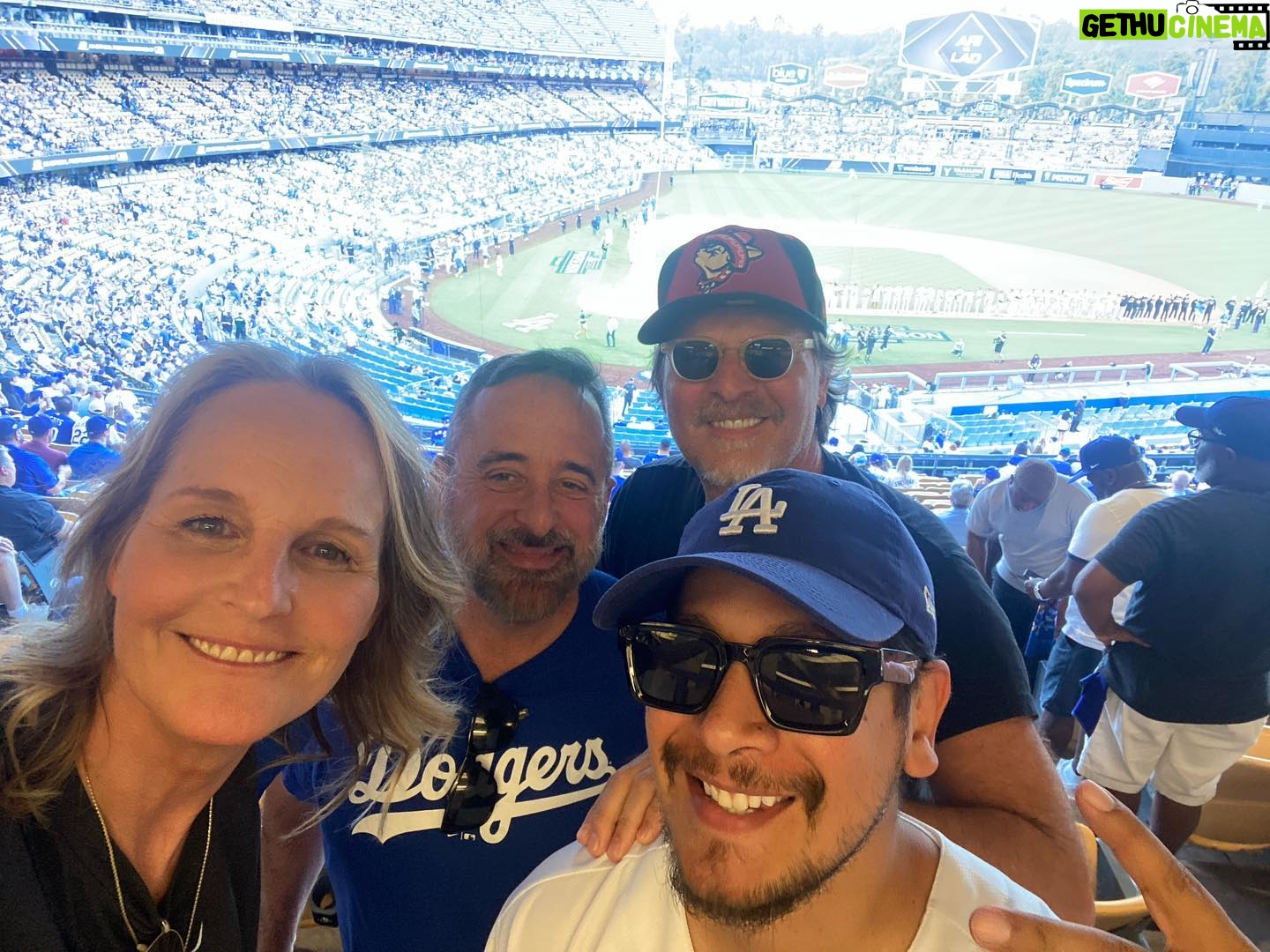 Helen Hunt - 4.7K Likes - Here we are at Dodger Stadium, just before game 1.
We were younger then.
@dodgers
@dbacks
#postseasonbaseball