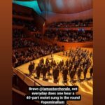 Helen Hunt Instagram - What a night. @lamasterchorale with Jenny Wong conducting. @jeffreynordling has been saying we need to go. Oh my God. I guess I should listen to him more often. Among other things we heard @jenlucycook ‘s devastating piece “For You I Will Be an Island.” Written during the pandemic, it’s an aching love poem about how sometimes to love means to stay away. Yes that was me sobbing. And the world premiere of Carlos Simon’s “Affirmations”. @carlos_simon_music , any chance I could read those lyrics? What a night. Frank Gehry, what you have given us!