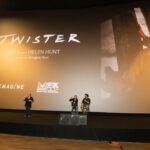 Helen Hunt Instagram – Went to a great screening of #Twister tonight. Great Q and A, beautiful, HUGE screen at the @emaginetheatres in Detroit.
There were fans dressed like Dr. Jo Harding and other folks from the film. Also a woman in a cow onesie. So fun. Thank you for the thoughtful questions. You never know when someone is going to share something really meaningful.
#ilovemovies