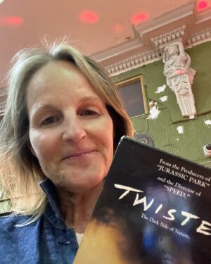 Helen Hunt Instagram - Thrifting.

#twister
#VHS