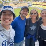 Helen Hunt Instagram - What a game!! (That’s all I’m gonna say for people like me who record and watch later) These photos were from a minute ago but so fun to see our boys in 💙
