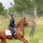 Helen Lindes Instagram – Volando con Reina… 🐎🐎🐎 Este es mi momento favorito de desconexión, ¿Cuál es el vuestro?? 😉 #hipicamadrid #equitacion #caballo