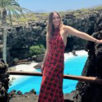 Helen Lindes Instagram – El look perfecto para un evento en la isla… eso fue lo que pensé cuando vi este vestido de @theiqcollection en @valytyplace ❤️ Qué opináis?? #lovelanzarote #lanzarote @turismolzt