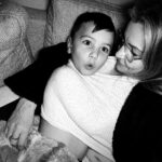 Helen Skelton Instagram - Portraits of motherhood recently…. 😂😂 Personal space is overrated. Wouldn’t change it for the world. 😍😳 #mothersday #family #grateful #thesearethedays
