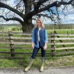 Helen Skelton Instagram – CLOTHES….. Took a million pics last week on the farm …. Before I spam you with the baby animals here’s the clobber because that’s what 90 % of my dms are about… very grateful to be working with @gooutdoors and @jdwilliamsuk at the minute which means I have some welcome additions to my wardrobe … alongside that some lovely brands, big and small have loaned me things recently so I tagged them. Plenty of these boots and jackets are years old ….One of these wax jackets had a football ticket from 2017 in the pocket….. if clothes could talk 😳😉 😆
Thank you @annabelkermanstylist for sorting me out, thank you @melissabourne for painting my face ❤️ 
Pic 1. Jacket @karen_millen shirt @insidejigsaw jeans @jdwilliamsuk (ad) 
Pic 2. Waistcoat and boots  @fairfaxandfavor Jacket @gooutdoors (ad) leggings and belt @marksandspencer @marksandspencerstyle @sockshopuk 
Pic 3. Jeans @marksandspencer jacket necklace @chlobojewellery @warehouseuk waistcoat @jdwilliamsuk (ad) @marksandspencerstyle 
Pic 4. Waistcoat @fairfaxandfavor shirt @jdwilliamsuk (Ad) jacket @gooutdoors (ad) 
Pic 5. Waistcoat @wyselondon @chlobojewellery shirt @jdwilliamsuk (ad) boots @fairfaxandfavor jeans @marksandspencer  #farm #yorkshire #rurallife #outdoors #clothes #layers #outdoorwear #ad #loans #