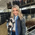 Helen Skelton Instagram – CLOTHES….. Took a million pics last week on the farm …. Before I spam you with the baby animals here’s the clobber because that’s what 90 % of my dms are about… very grateful to be working with @gooutdoors and @jdwilliamsuk at the minute which means I have some welcome additions to my wardrobe … alongside that some lovely brands, big and small have loaned me things recently so I tagged them. Plenty of these boots and jackets are years old ….One of these wax jackets had a football ticket from 2017 in the pocket….. if clothes could talk 😳😉 😆
Thank you @annabelkermanstylist for sorting me out, thank you @melissabourne for painting my face ❤️ 
Pic 1. Jacket @karen_millen shirt @insidejigsaw jeans @jdwilliamsuk (ad) 
Pic 2. Waistcoat and boots  @fairfaxandfavor Jacket @gooutdoors (ad) leggings and belt @marksandspencer @marksandspencerstyle @sockshopuk 
Pic 3. Jeans @marksandspencer jacket necklace @chlobojewellery @warehouseuk waistcoat @jdwilliamsuk (ad) @marksandspencerstyle 
Pic 4. Waistcoat @fairfaxandfavor shirt @jdwilliamsuk (Ad) jacket @gooutdoors (ad) 
Pic 5. Waistcoat @wyselondon @chlobojewellery shirt @jdwilliamsuk (ad) boots @fairfaxandfavor jeans @marksandspencer  #farm #yorkshire #rurallife #outdoors #clothes #layers #outdoorwear #ad #loans #