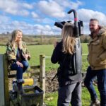 Helen Skelton Instagram - So much love for this little Pygmy …. We will keep you posted on how the little goat goes over the next few nights. @onthefarmc5 continues tomorrow and Friday 8pm @channel5_tv #farming #yorkshire #goats #pygmy #spring