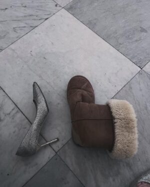 Helle Thorning-Schmidt Instagram - Last audience with the Queen to wish Happy New Year and say a simple thank you. Special morning and the weather meant alternative thinking regarding the footwear 🧦👠
