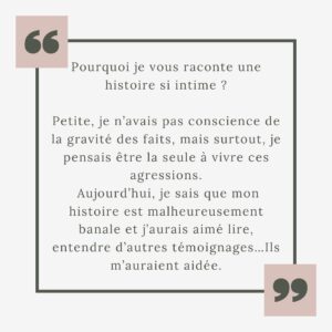 Héloïse Martin Instagram - J’ai 9 ans. Ma vie bascule. Comme 1 enfant sur 10 en France, je suis victime de violences sexuelles.
Et J’ai décidé de tout vous raconter…
‌
J’ai 27 ans, la parole se libère, depuis quelques mois on a décidé d’arrêter de se taire.
‌
À toutes les victimes, sachez que vous n’êtes pas seules…
On vous croit, on ne lâchera pas, le combat ne fait que commencer.
‌
Il y a 3 ans, je commence l’écriture de ma BD « Les Yeux fermés ».
Je parle de la reconstruction d’une famille après l’inceste, il s’agit de mon histoire.
‌
La BD sortira le 8 Mars 2024 en librairie.
‌
Pourquoi je vous raconte une histoire si intime ?
Petite, je n’avais pas conscience de la gravité des faits, mais surtout, je pensais être la seule à vivre ces agressions.
Aujourd’hui, je sais que mon histoire est malheureusement banale et j’aurais aimé lire, entendre d’autres témoignages…Ils m’auraient aidée.
‌
📕 @lesyeuxfermesbd 
Aux Éditions @dupuis_bd 
Éditrice @camille_grenier_dupuis 
Dessins @valentinedelussy 
Écrit avec @babolakoss 
Attachée de presse @sophie_chez_dupuis 

#BD #inceste #jesuis1sur10 #8mars2024 #combat #justice #violencessexuelles