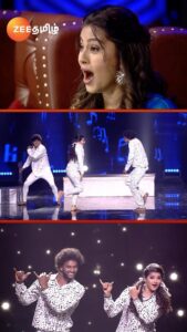 Hema Dayal Instagram - Ennathithuu…!!!❤️ Dance Jodi Dance Reloaded 2 | Retro Round | Sat and Sun 7PM. #DanceJodiDanceReloaded2 #DanceJodiDance #DJD #Suresh #HemaDayal #ZeeTamil