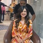 Hemal Ingle Instagram – It’s a MATCH made in heaven – My hair and @tresminkdeshaileshmistry 💘@shailesh_mistry_minksalon there’s nobody like you! 🤗