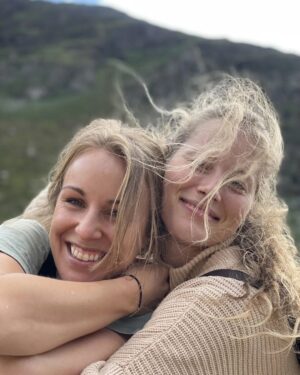 Henessi Schmidt Instagram - One of my favorite type of Vikings are the hiking vikings! They had a pretty good season together! 💞🌞⛺⚔️ @netflixvalhalla