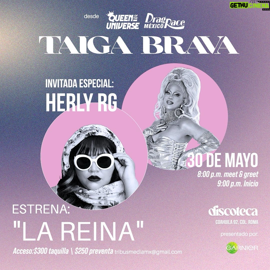 Herly RG Instagram - ¡Viejaaaas PIOJAS! ✨ Cállensé la hocica, que mi vieja pioja favorita #LaReina @herlanlly_rg y yo estaremos mañana en @discotecacdmx en la presentación de mi disco LA REINA echando los grandes gritos, las grandes sorpresas y no vaaaaan a soportar 😍 ¡Si se lo pierden, la neta es porque fuimos #MuchaMujer para ustedes! 💅🏾 @garnierlatam