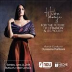 Hiba Tawaji Instagram - The renowned Hiba Tawaji will take the stage at NDU on June 23, 2024, in support of Lebanon’s youth. Secure your tickets now through Virgin Ticketing Box Office to ensure every aspiring mind gets the opportunities they deserve. See you there! (Link in Bio) #NDU #NDUEvents #HibaTawaji