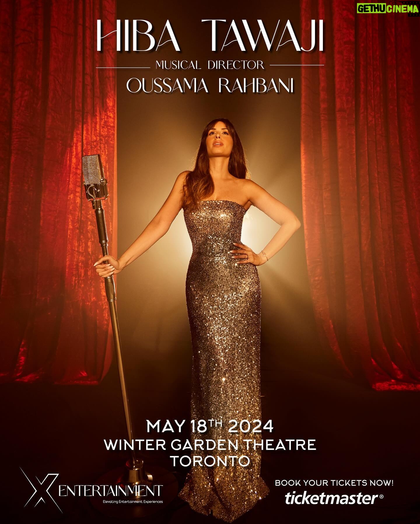 Hiba Tawaji Instagram - 🇨🇦 Toronto / Montréal les 18 ET 21 MAI 2024‼️ So happy to be LIVE IN CONCERT for the 1st time in #Canada ! Musical director @oussamarahbani SWIPE FOR MORE DETAILS 👉🏻 #Toronto : 18 May 2024 Winter Garden Theater 🎫 Tickets now on sale on ticketmaster @xentertainmentca #Montréal : 21 Mai 2024 Théâtre maisonneuve, place des arts. 🎫 Billets en vente sur le site officiel placedesarts.com et ticketmaster. @emmwp @tonyhaswani @byinnovent @ghadahobeika In collaboration with: @festivallibanais @lesagentsdoubles @sarahs_events Photos: @nadermoussally Dress: @marianebechara Hair: @renzizgheib #hibatawaji #oussamarahbani #هبه_طوجي