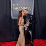 Hiba Tawaji Instagram – For me, he is my winner #Grammys 🏆❤️ @ibrahimmaaloufofficial 
@recordingacademy 

Stylist @theparislibby 
Dress & suit @dolcegabbana 
Make up @elojelloseropian 
Hair @lucy_gedjeyan 

#grammyawards #grammys2024 #todocolores
#hibatawaji #ibrahimmaalouf