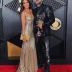 Hiba Tawaji Instagram - For me, he is my winner #Grammys 🏆❤️ @ibrahimmaaloufofficial @recordingacademy Stylist @theparislibby Dress & suit @dolcegabbana Make up @elojelloseropian Hair @lucy_gedjeyan #grammyawards #grammys2024 #todocolores #hibatawaji #ibrahimmaalouf