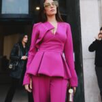 Hiba Tawaji Instagram - 🔮💜 @eliesaabworld #pfw #parisfashionweek