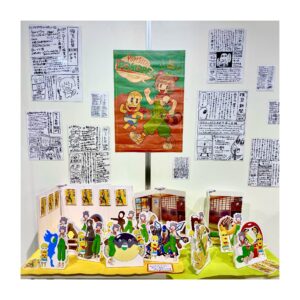 Higuchi Kaede Instagram - 仕事の合間にぽこぴー展行ってきました🥜🍃

落書きもこっそり🙌笑
マジで人多かった！！！
ガチで老若男女いた！！

#ぽこぴー展 
#甲賀流忍者ぽんぽこ 
#オシャレになりたいピーナッツくん 
#vtuber