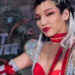 Hikaru Shida Instagram - ⚔️🔥　#AEWDynamite #aewrampage #hikarushida